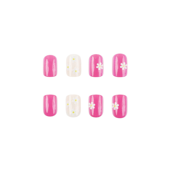 Floral Verziertes Gel-Nagelkunst-Set Karnz