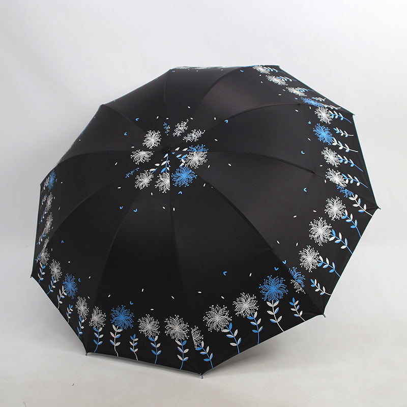 Damen Regenschirm mit floralem Design Karnz