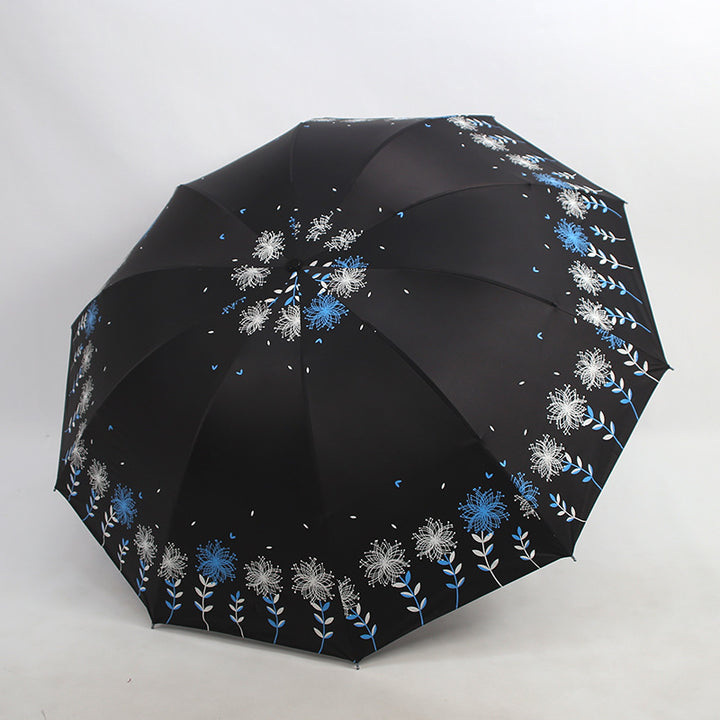 Damen Regenschirm mit floralem Design Karnz