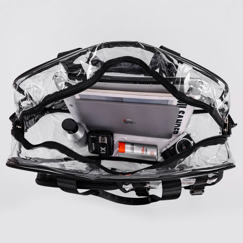 Transparente Fitness Duffle Tasche