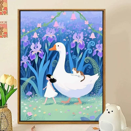 Verspielt Natur Kunst Druck Karnz