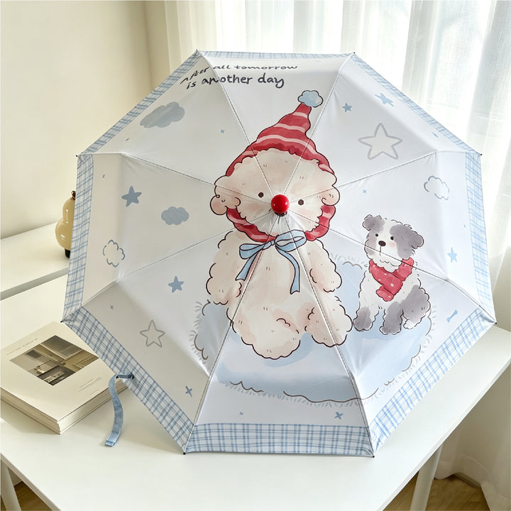 Damen Regenschirm mit niedlichem Tierdesign Karnz