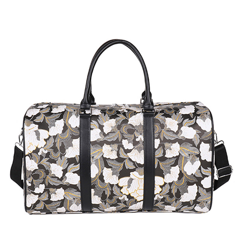 Elegante Blumenmuster Reise Duffle Bag Karnz