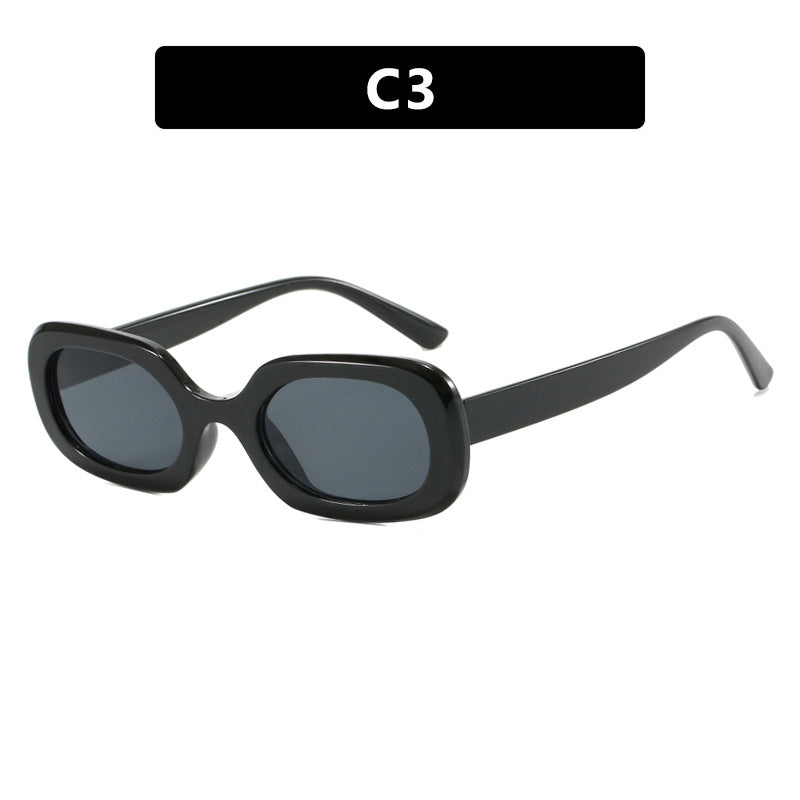 Damen oversized Sonnenbrille mit ausgefallenem Muster Karnz