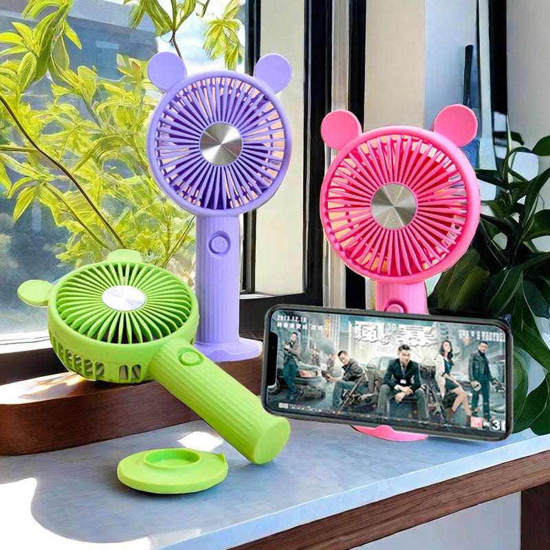 Damen Tragbarer Miniventilator mit süßem Design Karnz