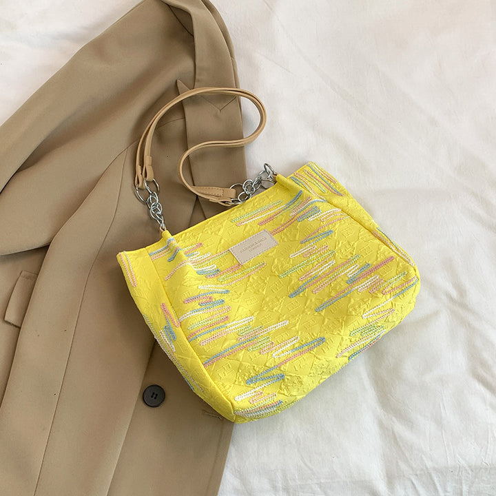 Bunte gestickte Hobo Tasche Karnz
