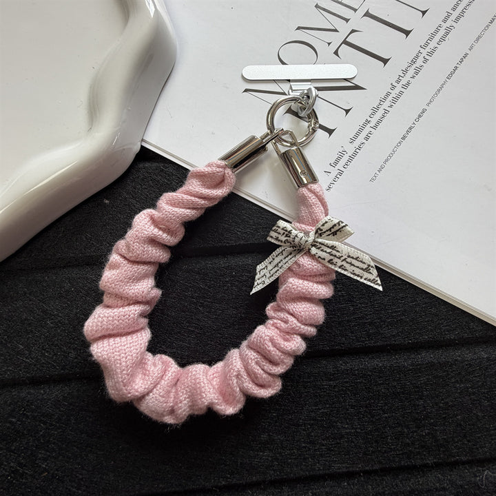 Dekorativer Scrunchie Schlüsselanhänger Halter Karnz