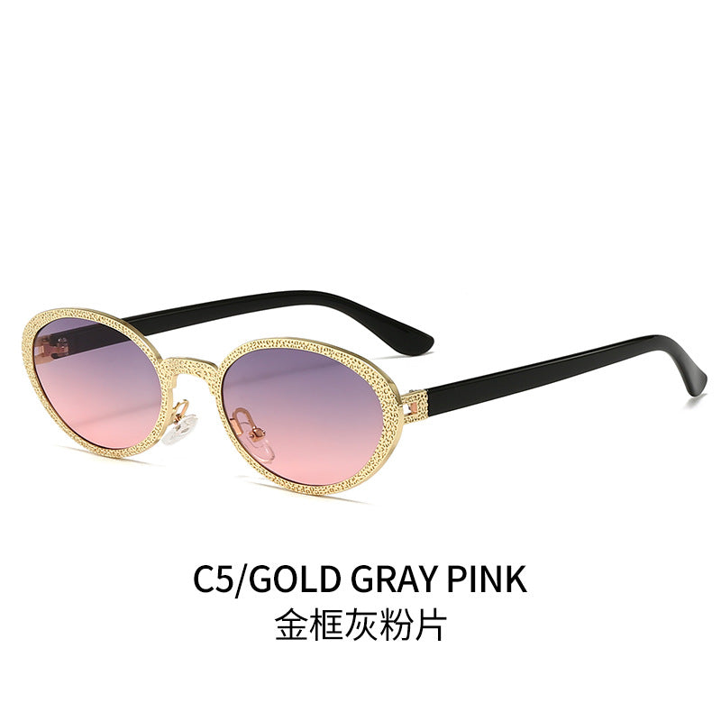 Damen Glamouröse Sonnenbrille mit luxuriösem Schmuckrahmen Karnz