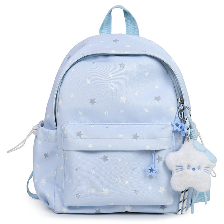 Sternmuster Plüsch Rucksack Karnz