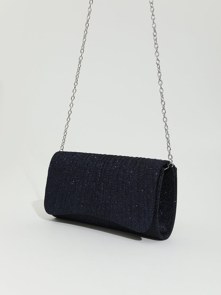 Schimmernde Abendkette Clutch