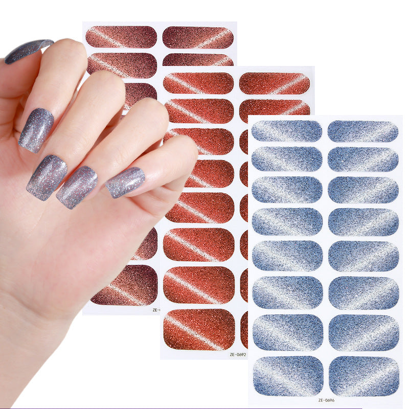 Ombre Glitter Nagel Wraps
