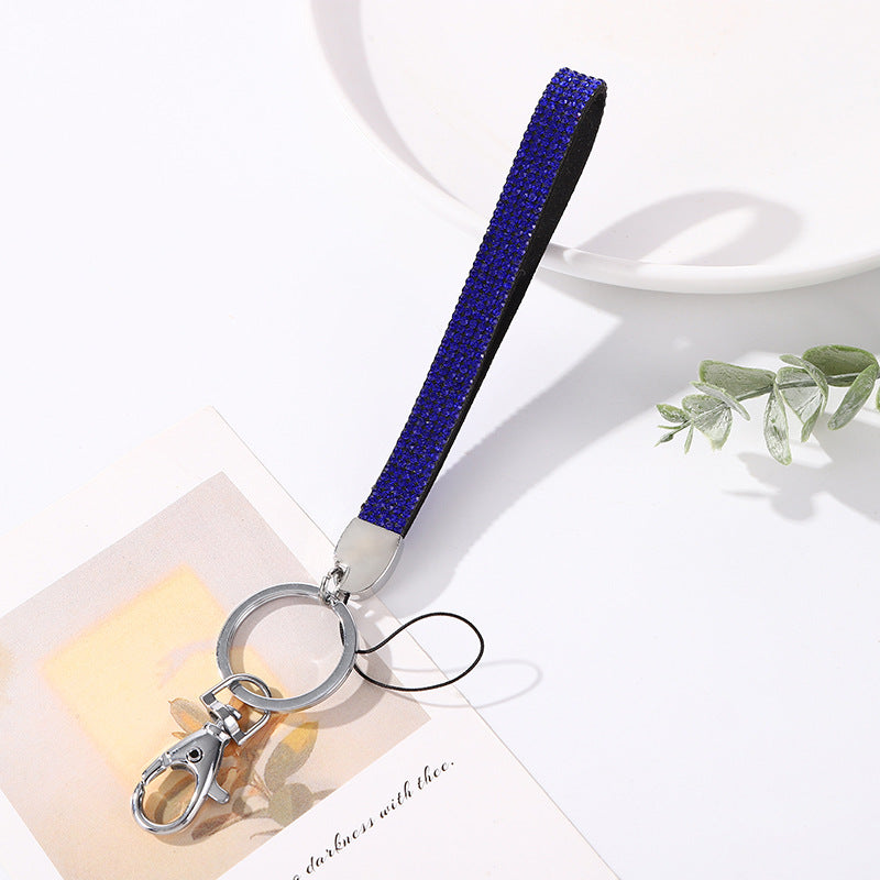 Rhinestone Akzent Schlüsselanhänger Halter Karnz