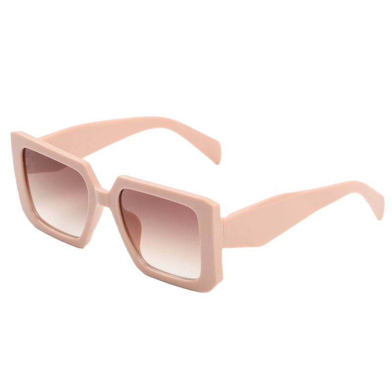 Damen modische oversized Sonnenbrille im Leopardenmuster Karnz