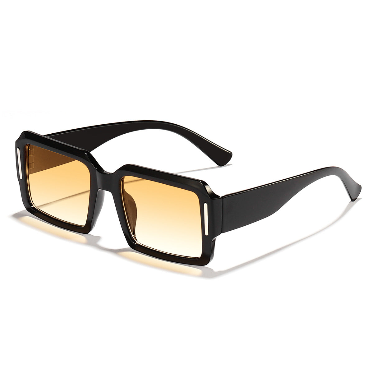 Damen modische quadratische Sonnenbrille mit stylischem Kunststoffrahmen Karnz