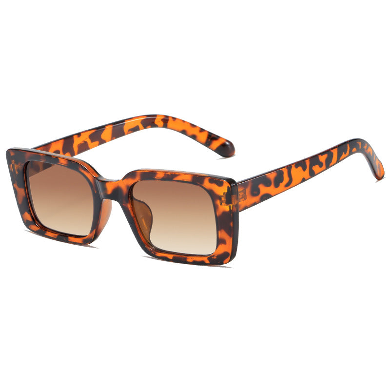 Damen modische quadratische Sonnenbrille mit UV-Schutz Karnz
