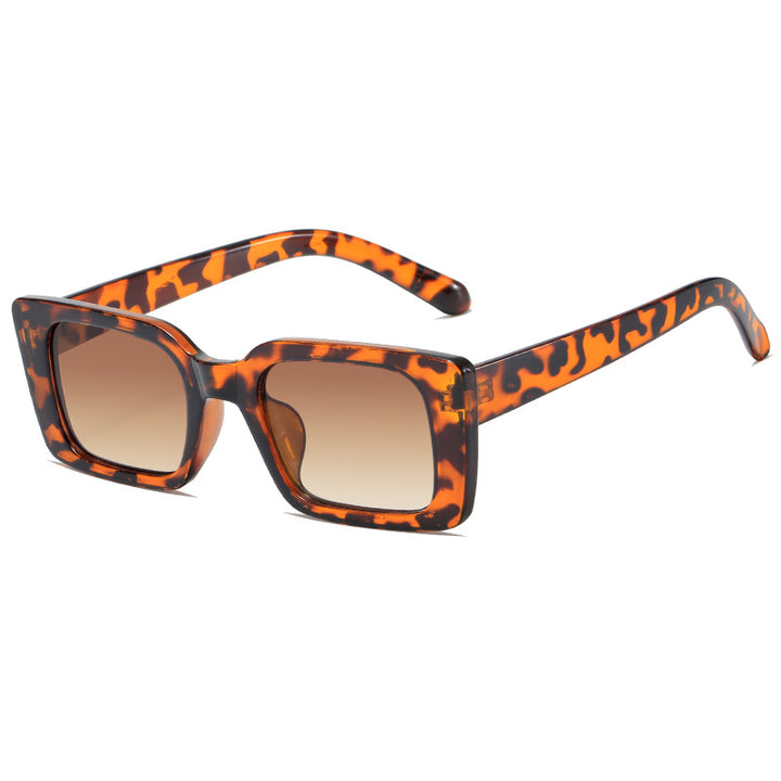 Damen modische quadratische Sonnenbrille mit UV-Schutz Karnz