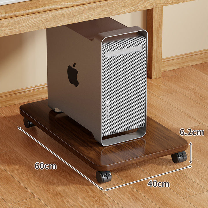 Rollender Desktop-CPU-Turmständer mit drehbaren Rollen und rutschfester Plattform
