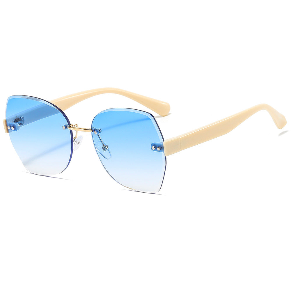 Oversized Geometrische Sonnenbrille Klassischer Stil