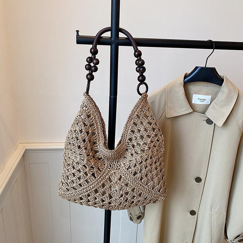 WoChic Boho Häkelhandtasche Karnz