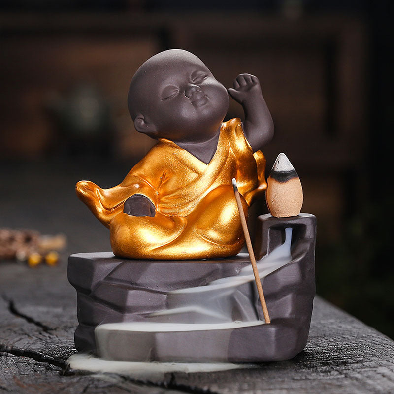 Buddha-Themen Dekorativer Räucherstäbchenhalter