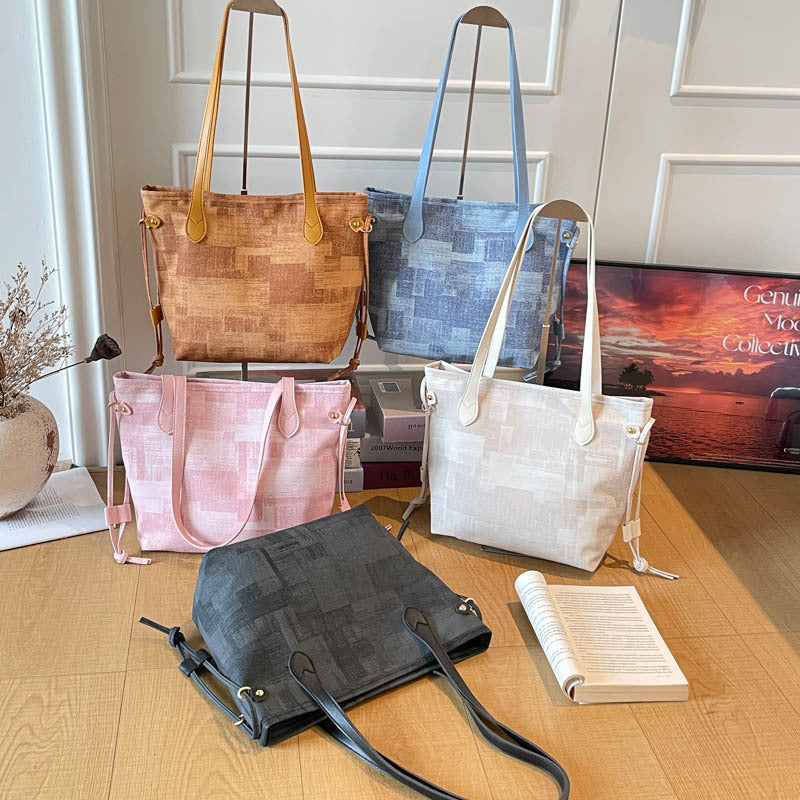 WoTextured Canvas Tote Bag Karnz