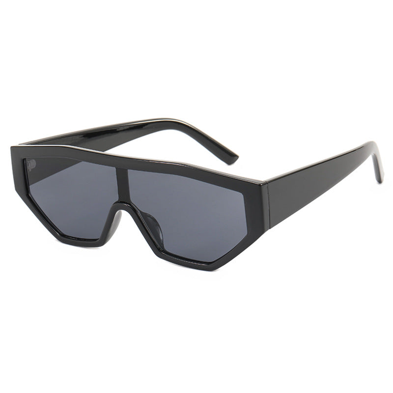 Damen modische Sonnenbrille im Tierfell-Look Karnz