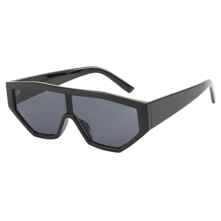 Damen modische Sonnenbrille im Tierfell-Look Karnz