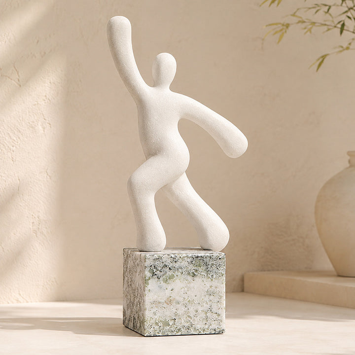 Künstlerische abstrakte figurative Skulptur