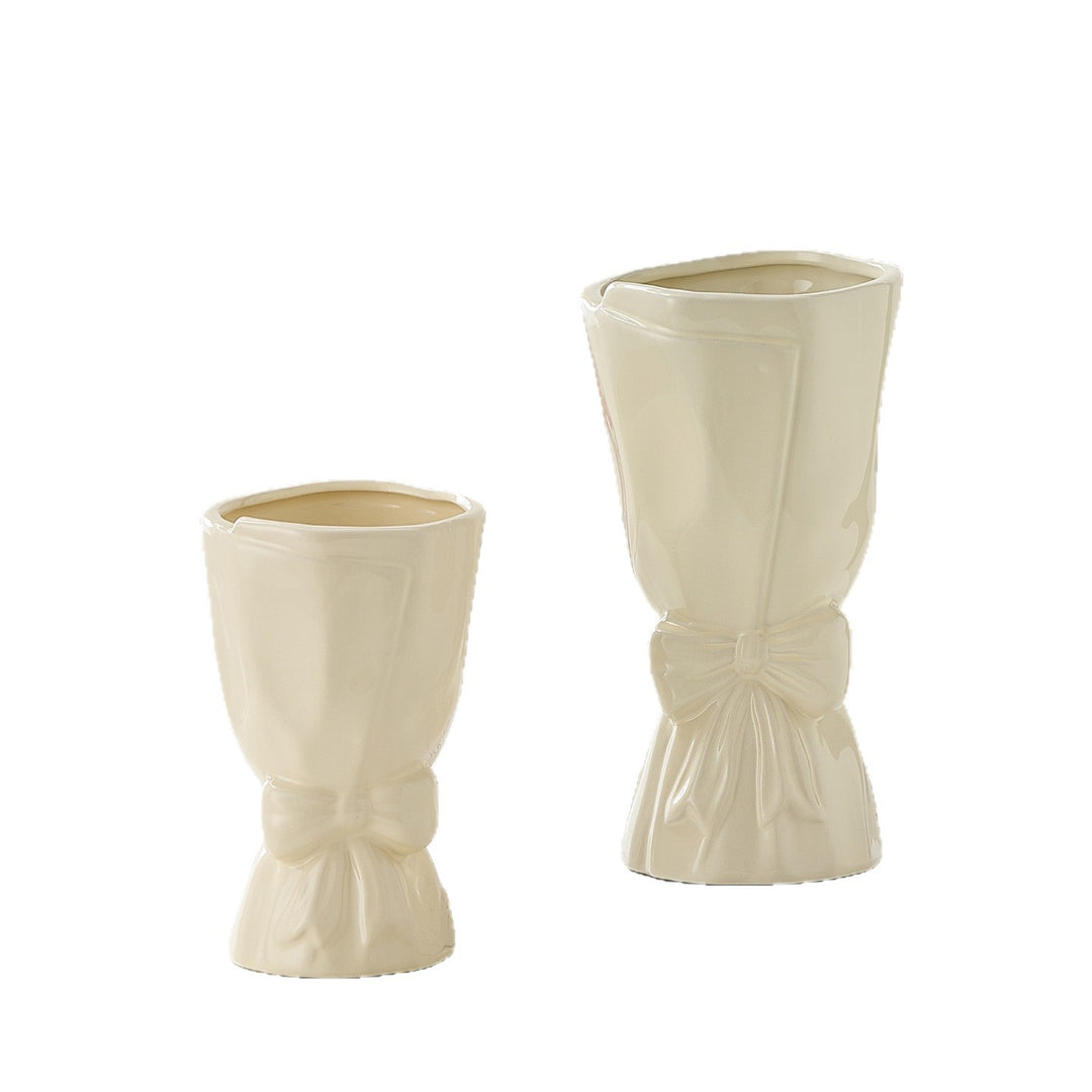 Elegante Keramikblumenvase Karnz