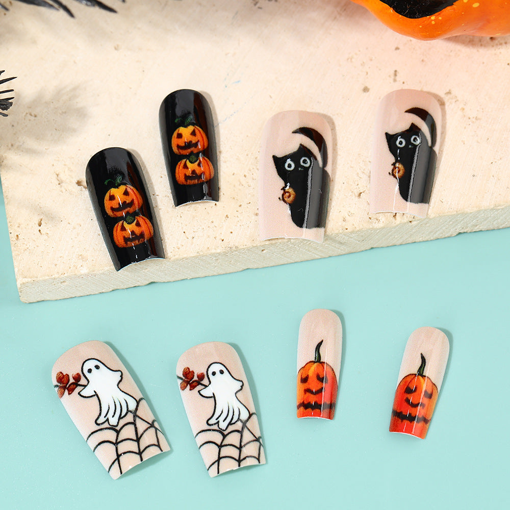 Kreative Halloween Kunstnägel Set Karnz