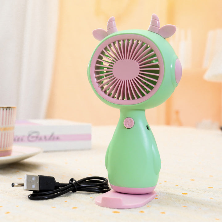 Damen Tragbarer Handventilator mit interaktivem Tierdesign Karnz