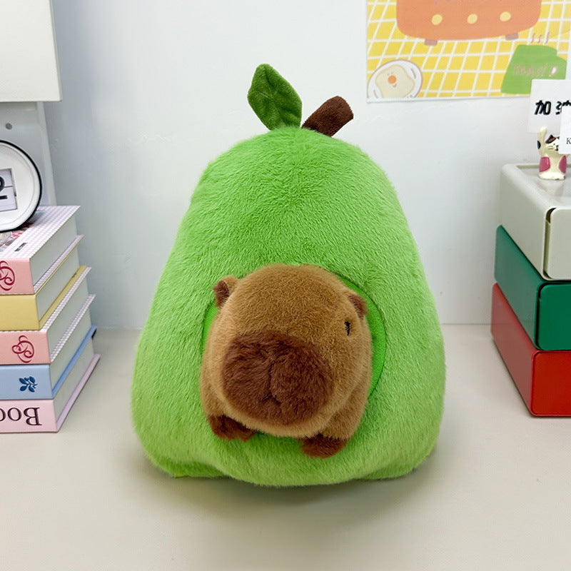 Plüsch Tier-Rucksack mit Avocado-Design Karnz
