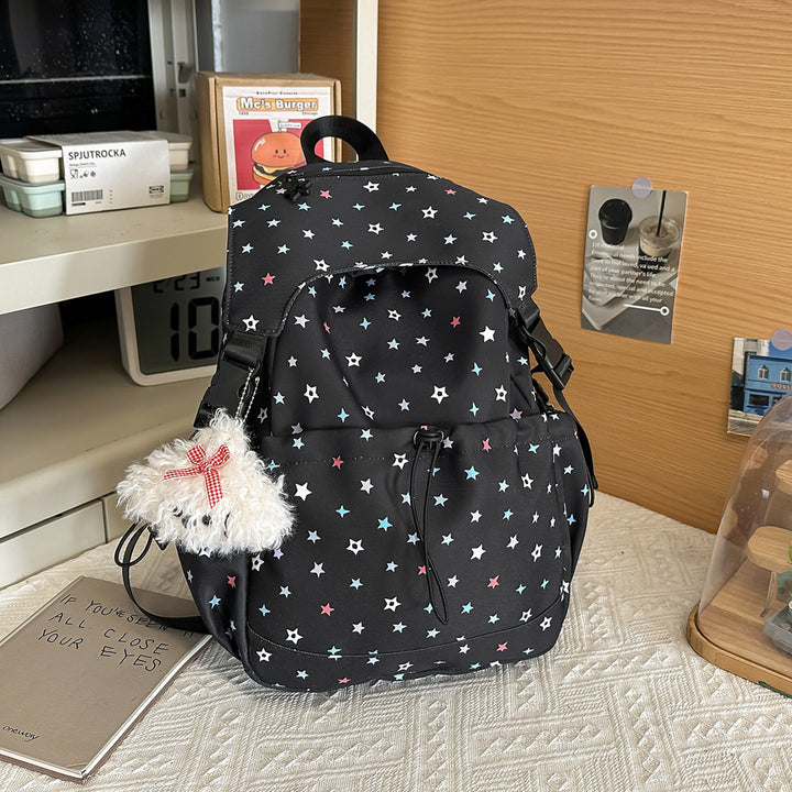 Verspielter Rucksack mit Sternmuster
