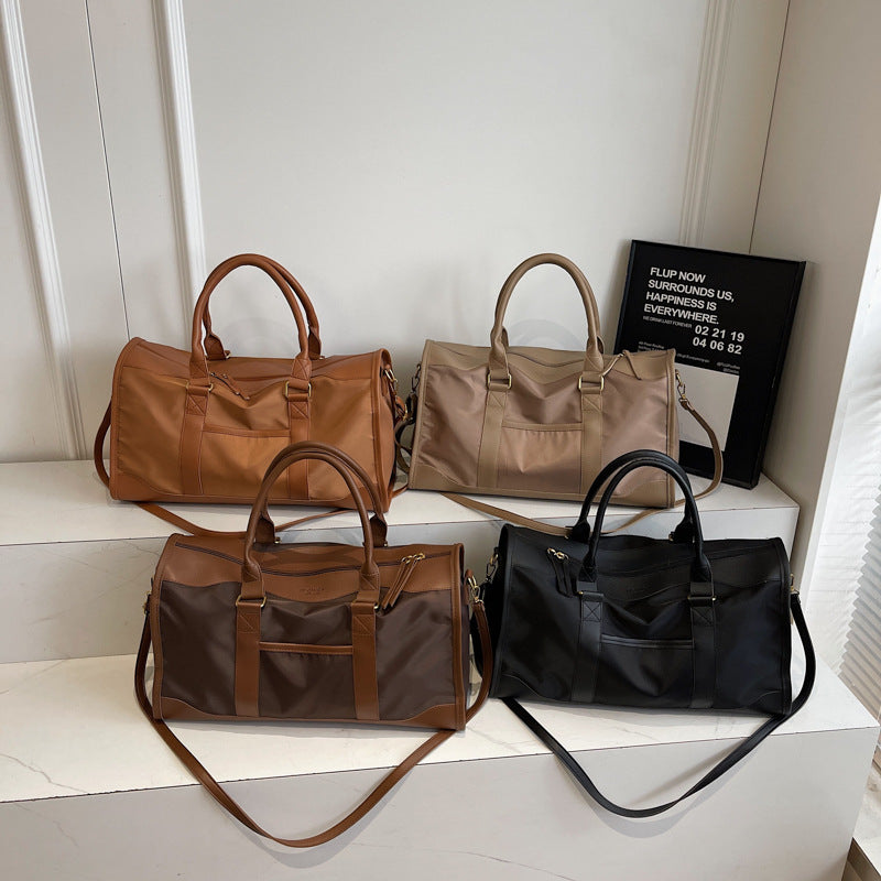 Klassische Leder Reise Duffle Karnz