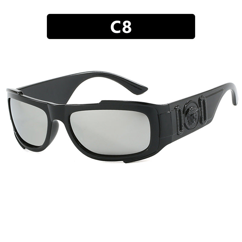 Damen sportliche Sonnenbrille mit ergonomischem Design und UV-Schutz Karnz