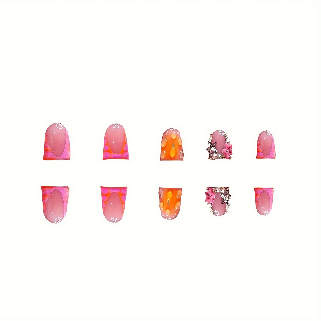 Künstlerisches Gel-Nagelkunst Karnz