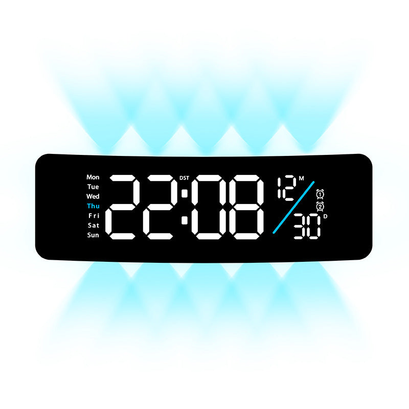 Digitaler Displaywecker mit Wochentagsanzeige und Temperatur Karnz