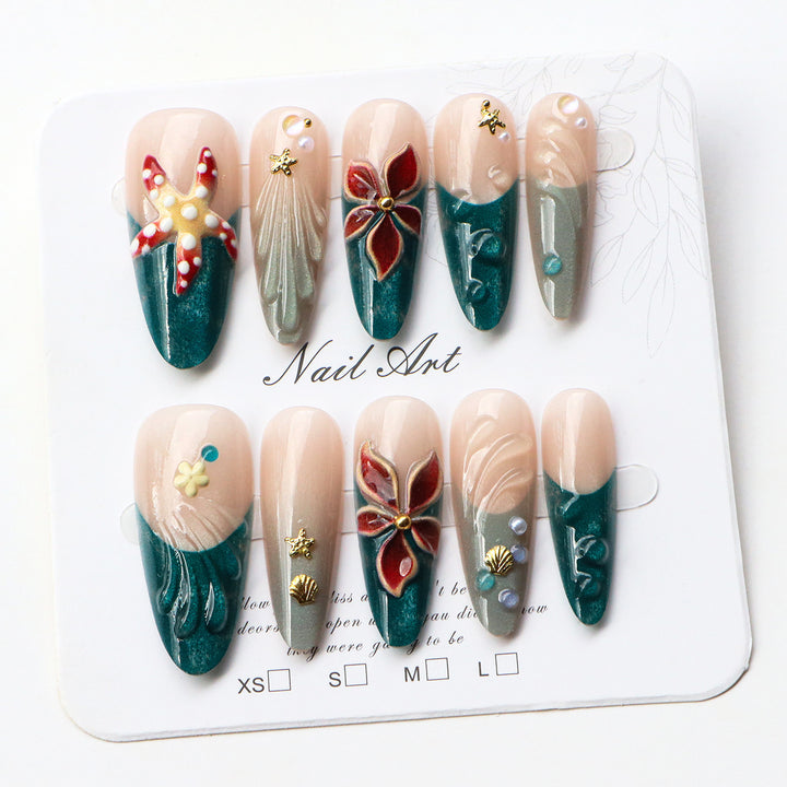 Dekorative Nagelkunst