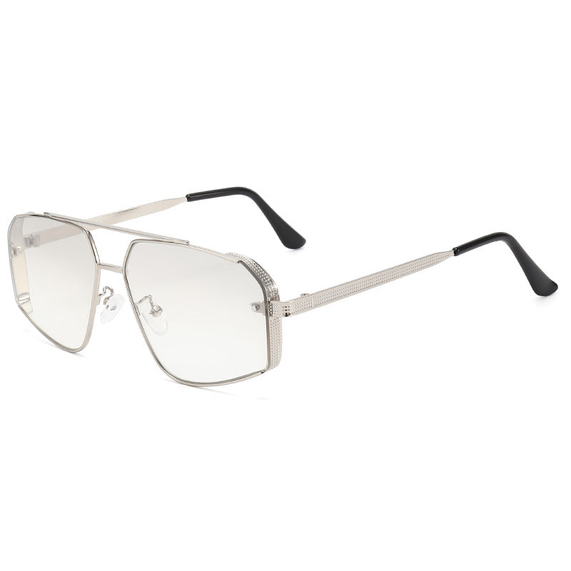 Oversized geometrische Rahmen Sonnenbrillen Karnz
