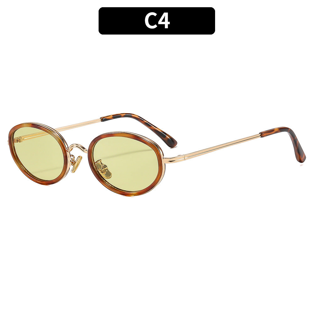 Schicke ovale Rahmen Sonnenbrille 1787664033