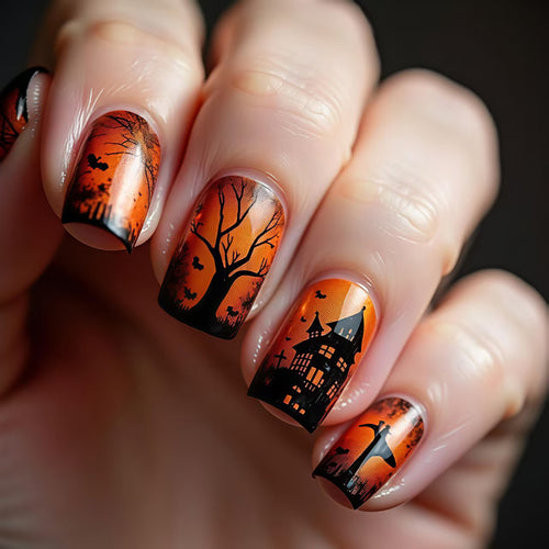 Kreative Halloween Kunstnägel Karnz