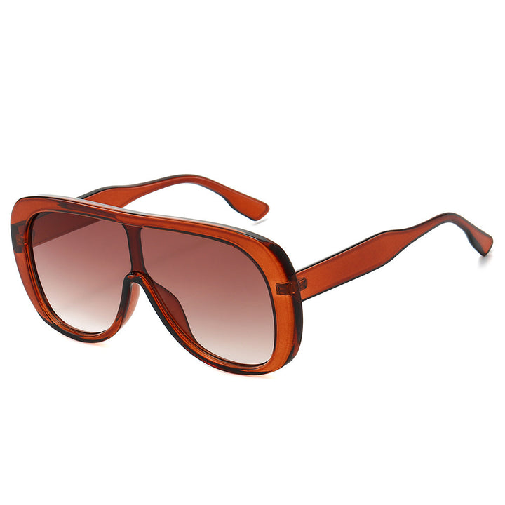 Zeitgenössische Shield Sonnenbrille Karnz