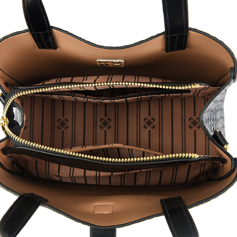 Texturierte Strukturierte Handtasche Karnz