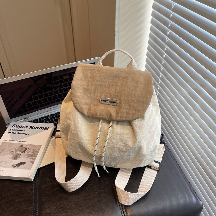 Damen Kompakter Vielseitiger Kordelzug Rucksack Karnz