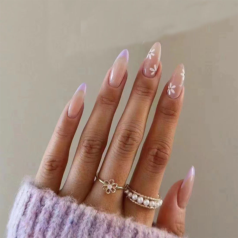 Glamouröse Glitzer-Stiletto Press-On Nägel Karnz