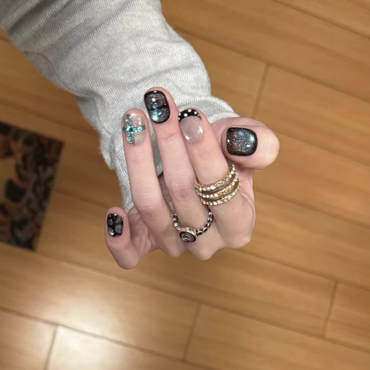 Künstlerische Gel-Nagelkunstverlängerungen