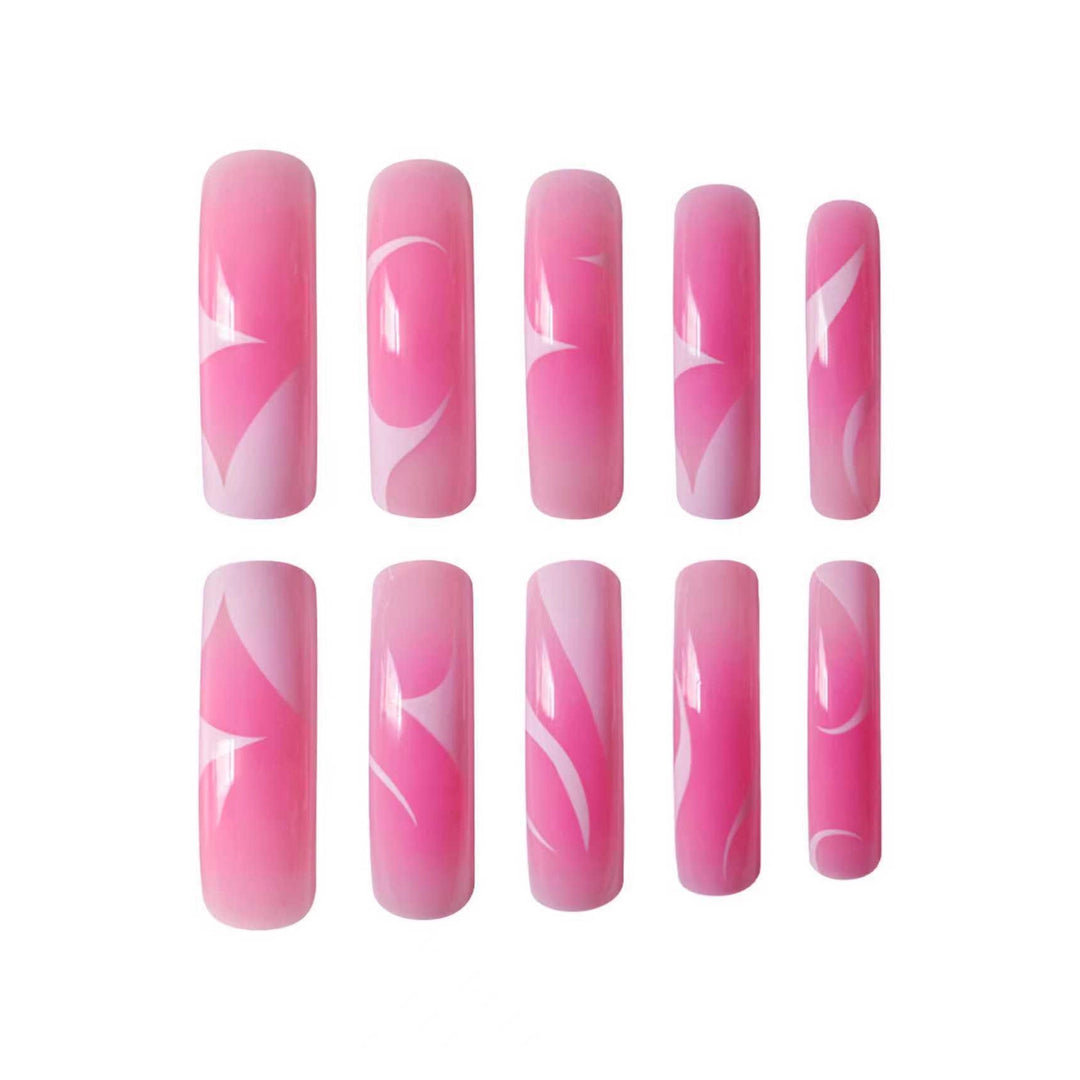 Künstlerische lange Acryl-Nagelverzierungen Karnz