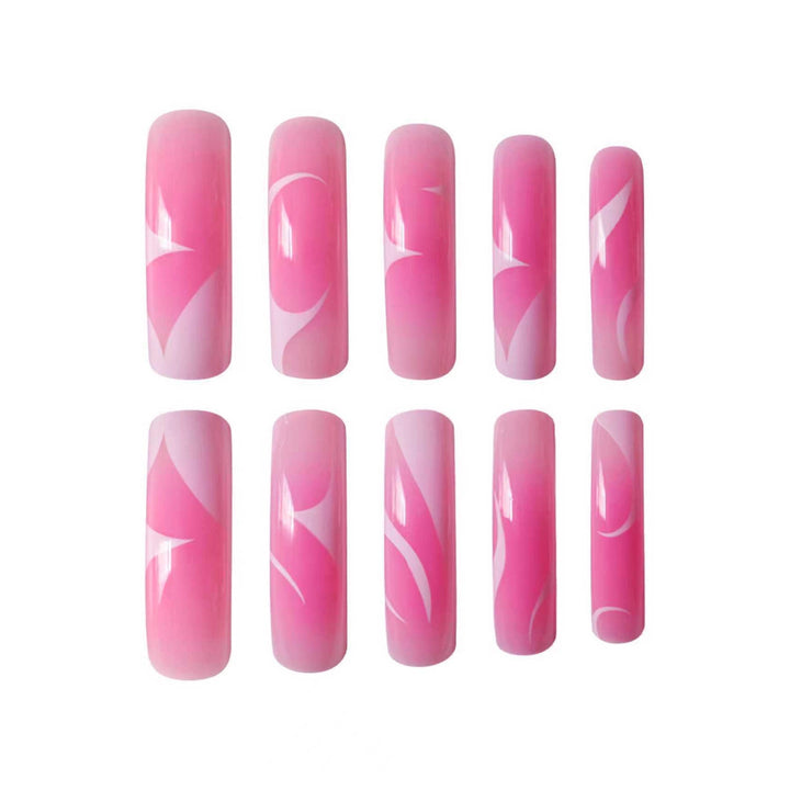 Künstlerische lange Acryl-Nagelverzierungen Karnz