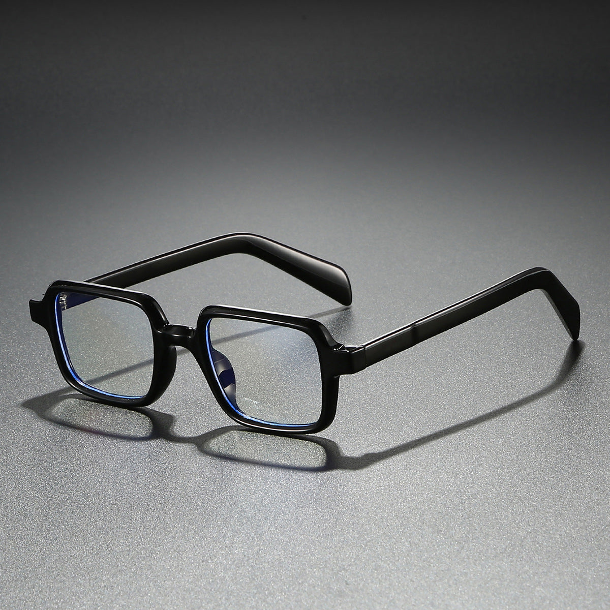 Damen modische Sonnenbrille im eleganten Quadratdesign mit breiten Bügeln Karnz