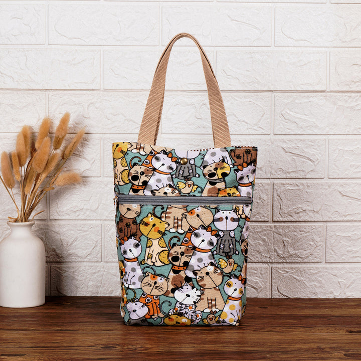 Katzenmotiv isolierte Lunch-Tasche Karnz